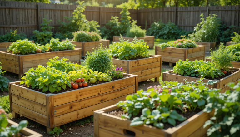 carrés potager surélevés
