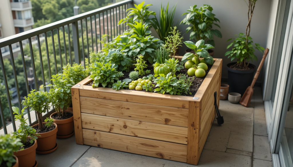 carre potager pour balcon