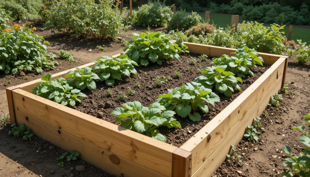 carre potager rectangle