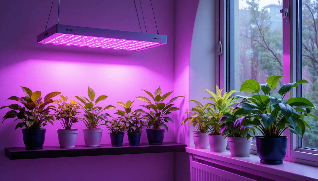 lampe led plante intérieur