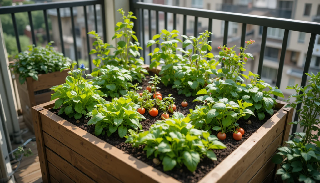 carre potager balcon