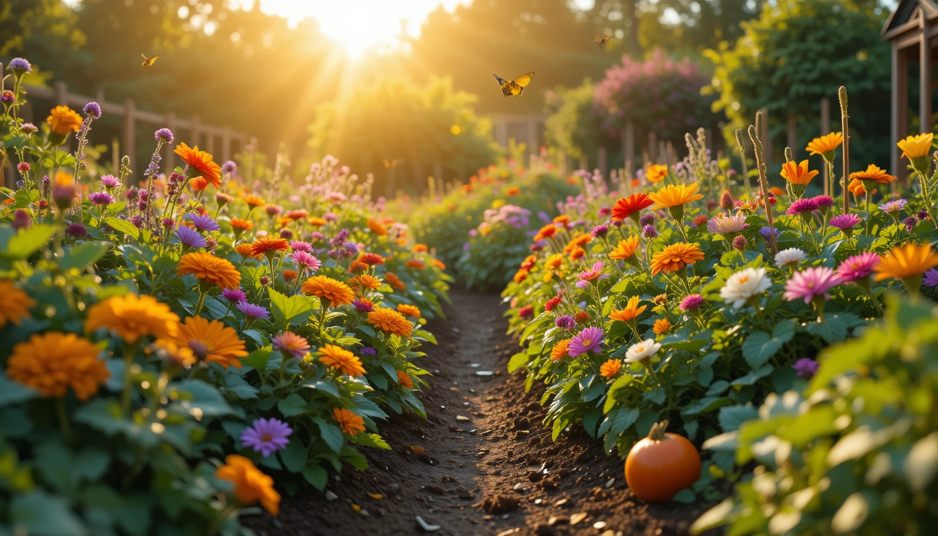 quelles fleurs au potager