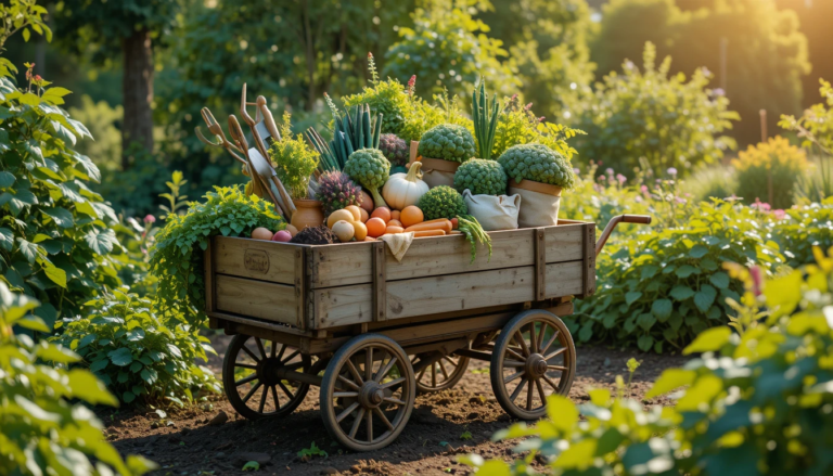 chariots de jardinage