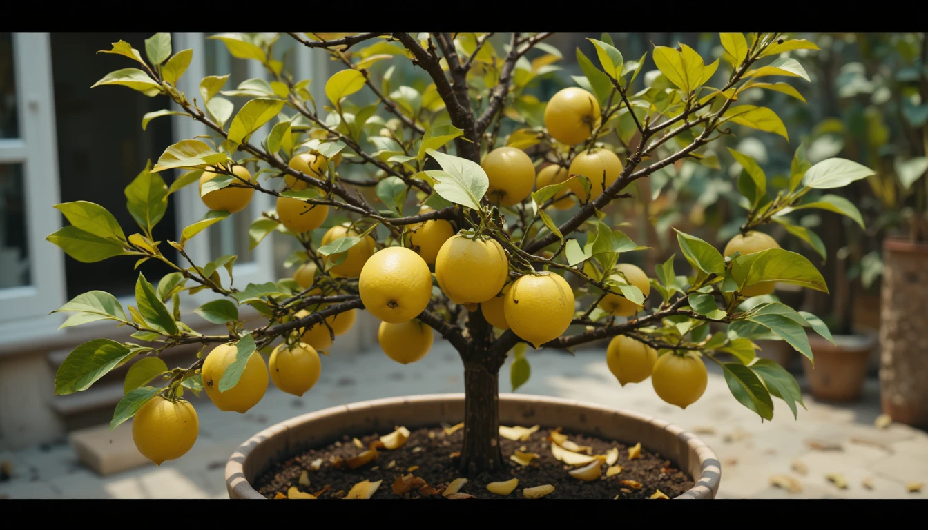 citronnier perd ses feuilles
