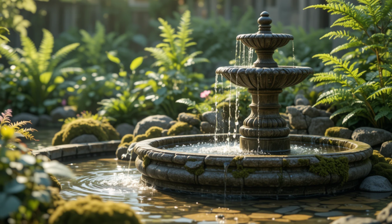 fontaine jardin