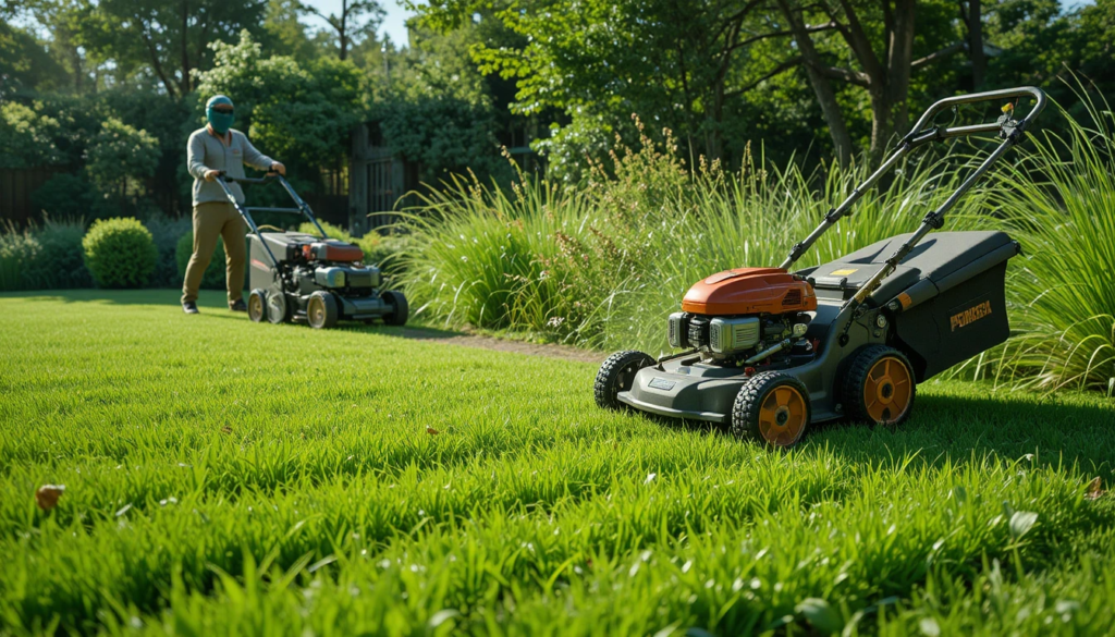tondeuse débroussailleuse