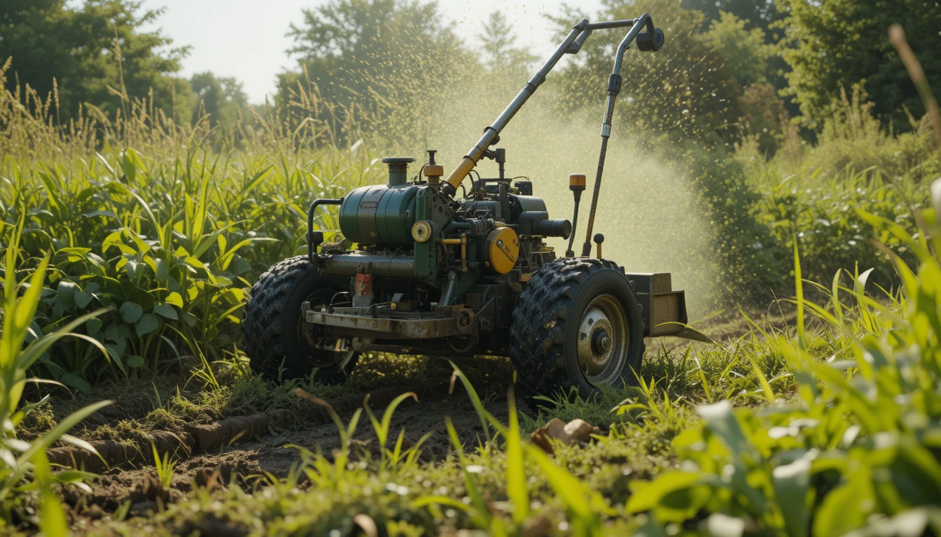 débroussailleuse sur roulettes