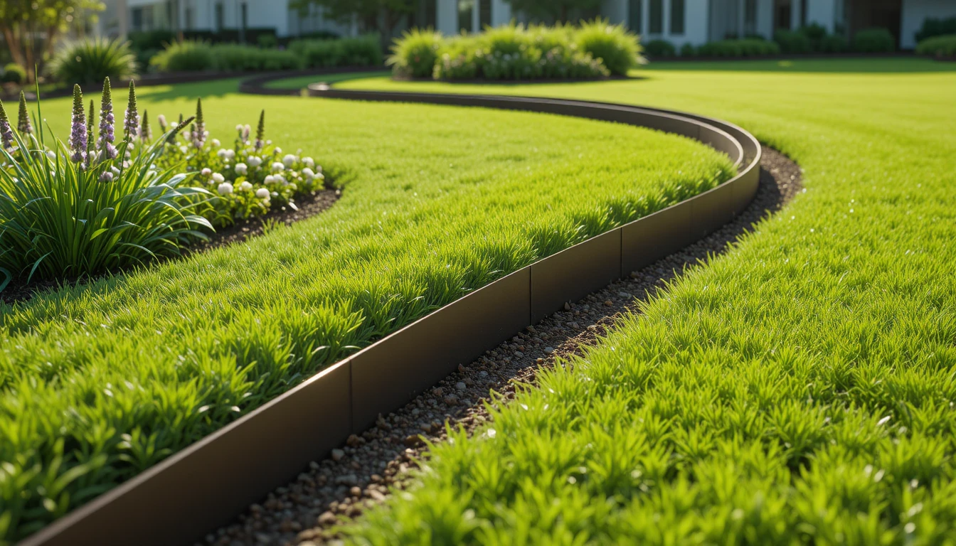 bordure en métal jardin
